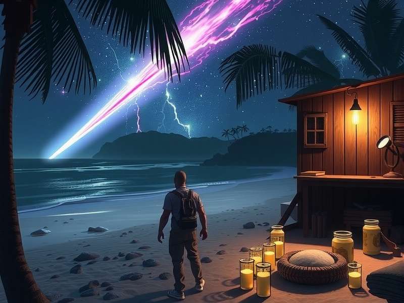 Meteor Showdown Goa tip showing a hidden loot spot in a Goa beach shack